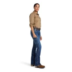 Ariat Rebar Work Flex Perfect Rise Riveter Boot Cut -Ariat 10039142 full