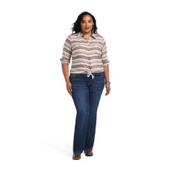 Ariat REAL Rosewood Shirt -Ariat 10040626 front plus