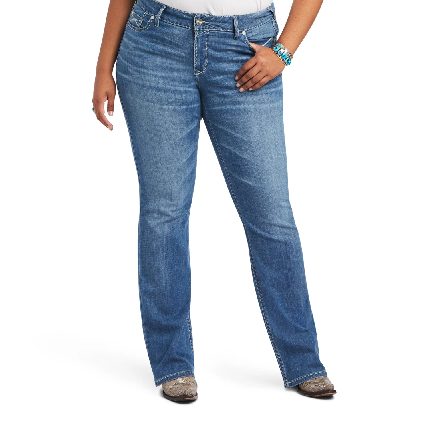 Ariat R.E.A.L.™ Mid Rise Allessandra Boot Cut 4 Ariat R.E.A.L.™ Mid Rise Allessandra Boot Cut - Image 2
