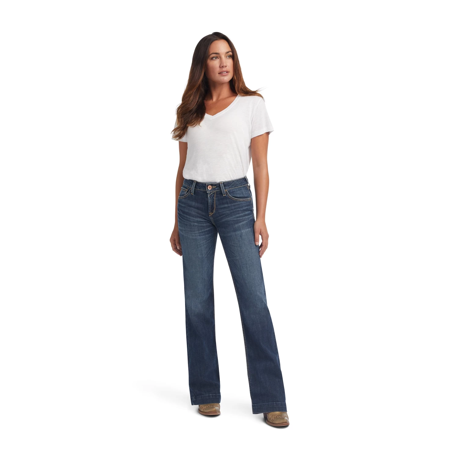 Ariat Trouser Perfect Rise Maggie Wide Leg 5 Ariat Trouser Perfect Rise Maggie Wide Leg - Image 3