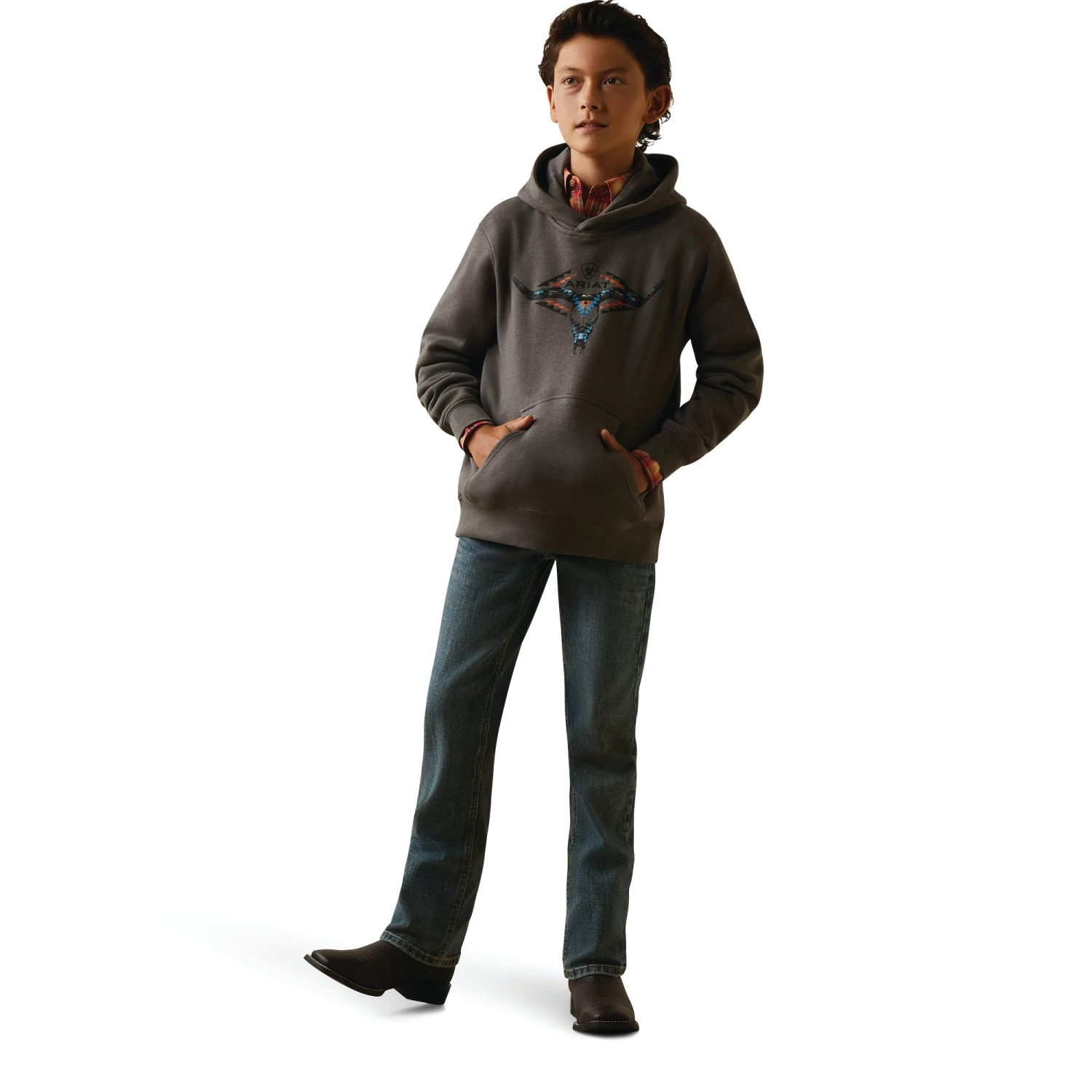 Ariat Horns Southwest Hoodie 6 Ariat Horns Southwest Hoodie - Image 4