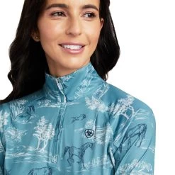 Ariat Lowell 2.0 1/4 Zip Baselayer 9 Ariat Lowell 2.0 1/4 Zip Baselayer -Ariat 10041204 detail01