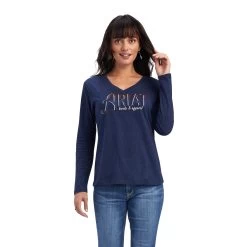 Ariat REAL Chest Logo Relaxed Tee 10 Ariat REAL Chest Logo Relaxed Tee -Ariat 10041339 front
