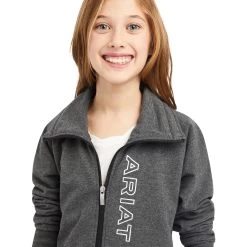 Ariat Team Logo Full Zip Sweatshirt -Ariat 10041370 detail01