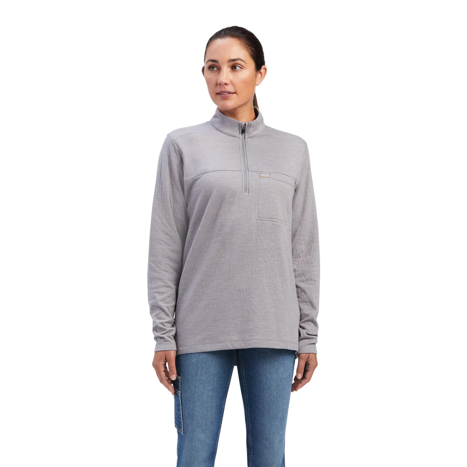 Ariat Rebar Foundation 1/4 Zip Shirt 3 Ariat Rebar Foundation 1/4 Zip Shirt