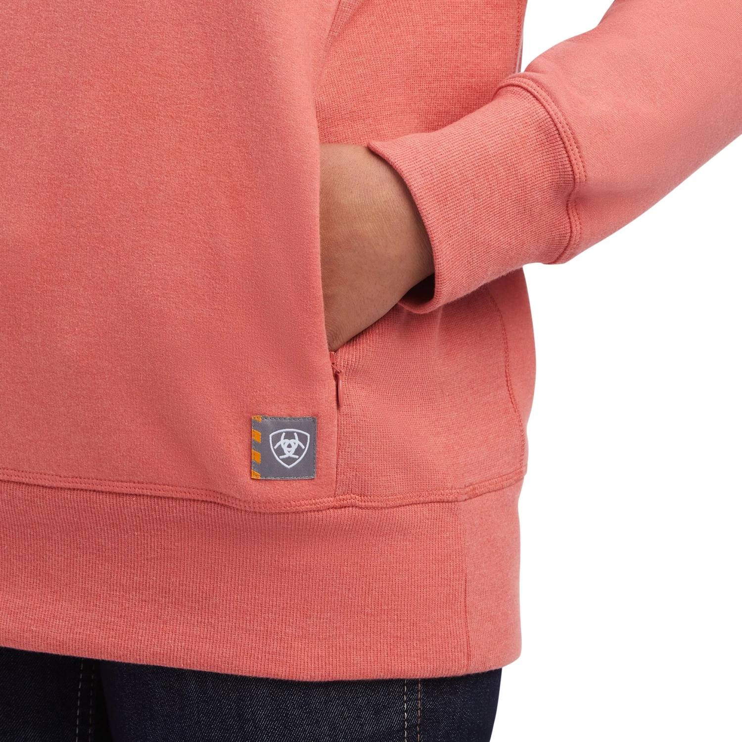 Ariat Rebar Workman Washed Fleece Sweatshirt 8 Ariat Rebar Workman Washed Fleece Sweatshirt - Image 6