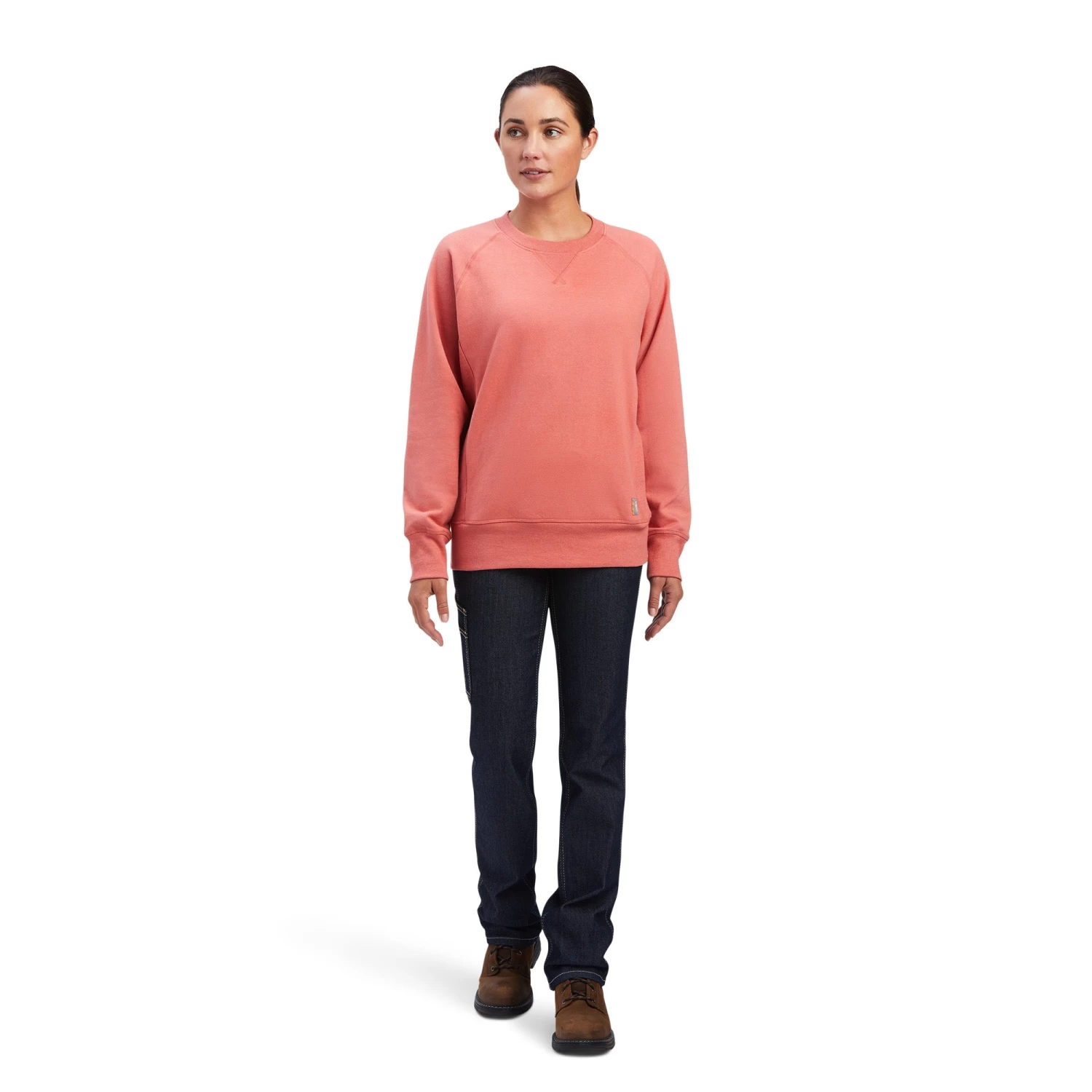 Ariat Rebar Workman Washed Fleece Sweatshirt 7 Ariat Rebar Workman Washed Fleece Sweatshirt - Image 5