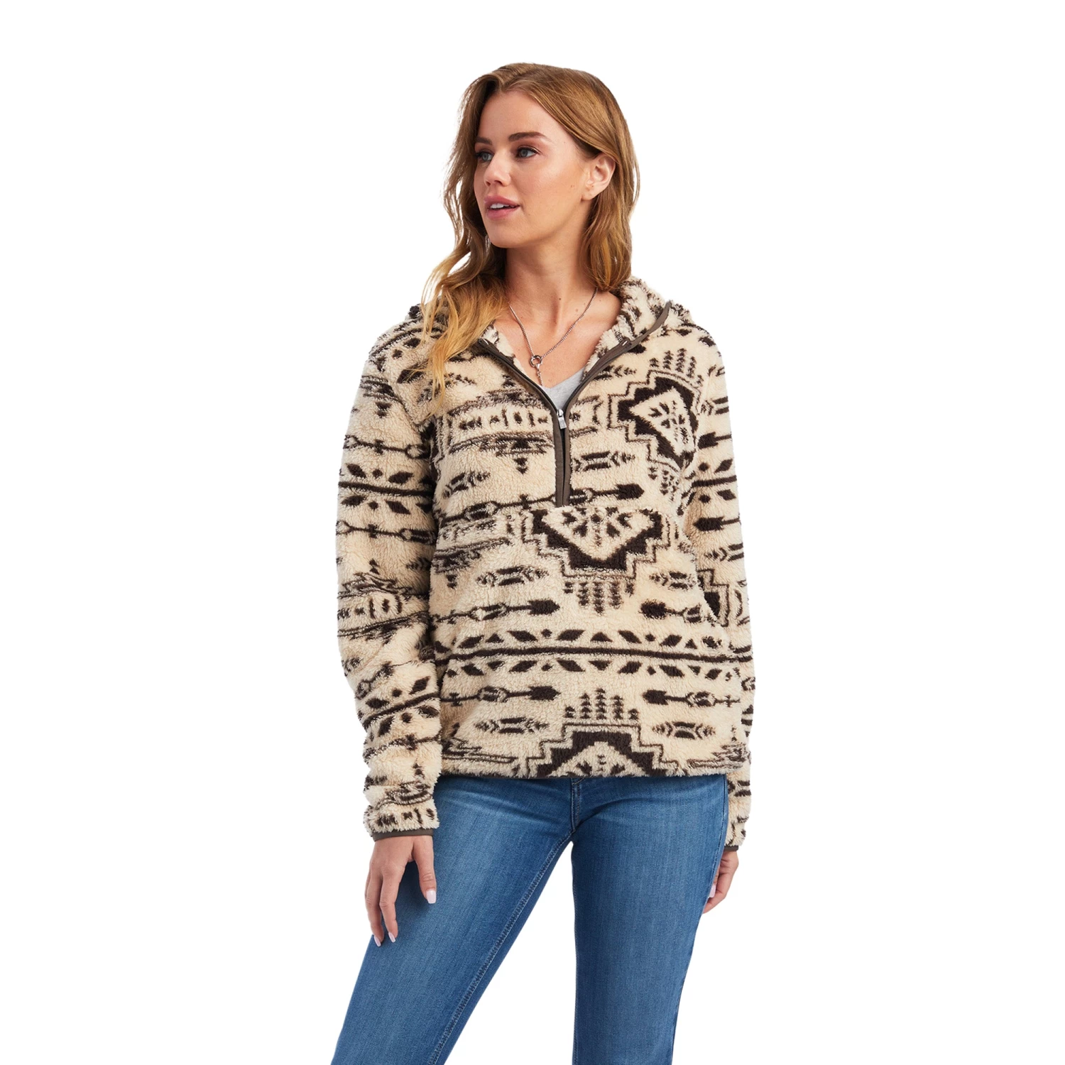Ariat REAL Berber Pullover Sweatshirt 5 Ariat REAL Berber Pullover Sweatshirt - Image 3