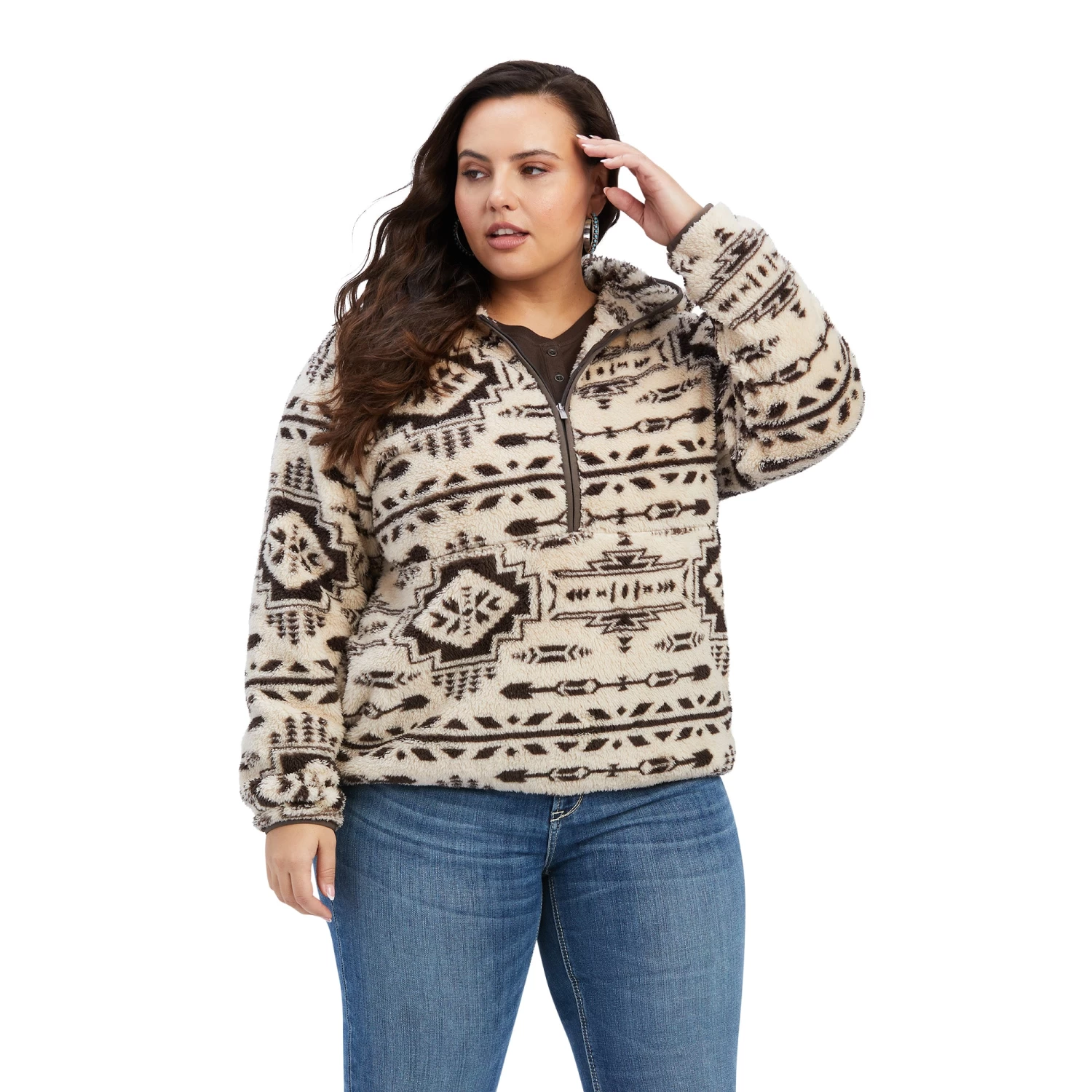 Ariat REAL Berber Pullover Sweatshirt 3 Ariat REAL Berber Pullover Sweatshirt