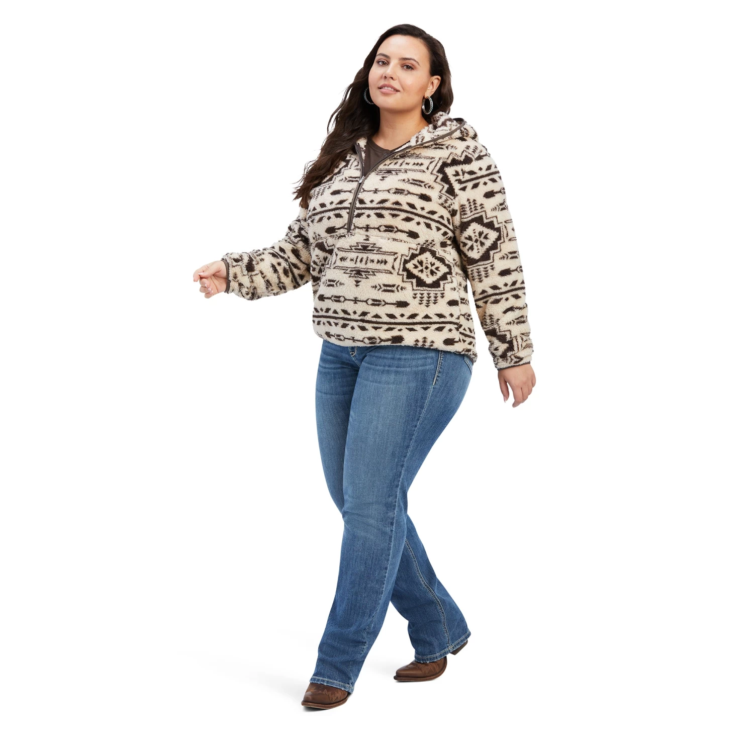 Ariat REAL Berber Pullover Sweatshirt 7 Ariat REAL Berber Pullover Sweatshirt - Image 5