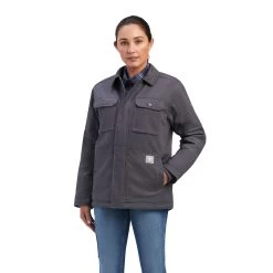 Ariat Rebar DuraCanvas Sherpa-Lined Coat 12 Ariat Rebar DuraCanvas Sherpa-Lined Coat -Ariat 10041469 front