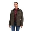 Ariat Rebar DuraCanvas Sherpa-Lined Coat -Ariat 10041470 front