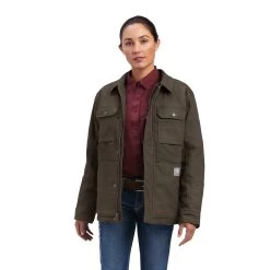 Ariat Rebar DuraCanvas Sherpa-Lined Coat