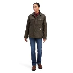 Ariat Rebar DuraCanvas Sherpa-Lined Coat -Ariat 10041470 full