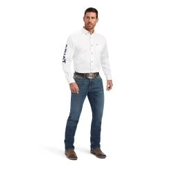 Ariat Team Logo Twill Classic Fit Shirt -Ariat 10041528 full