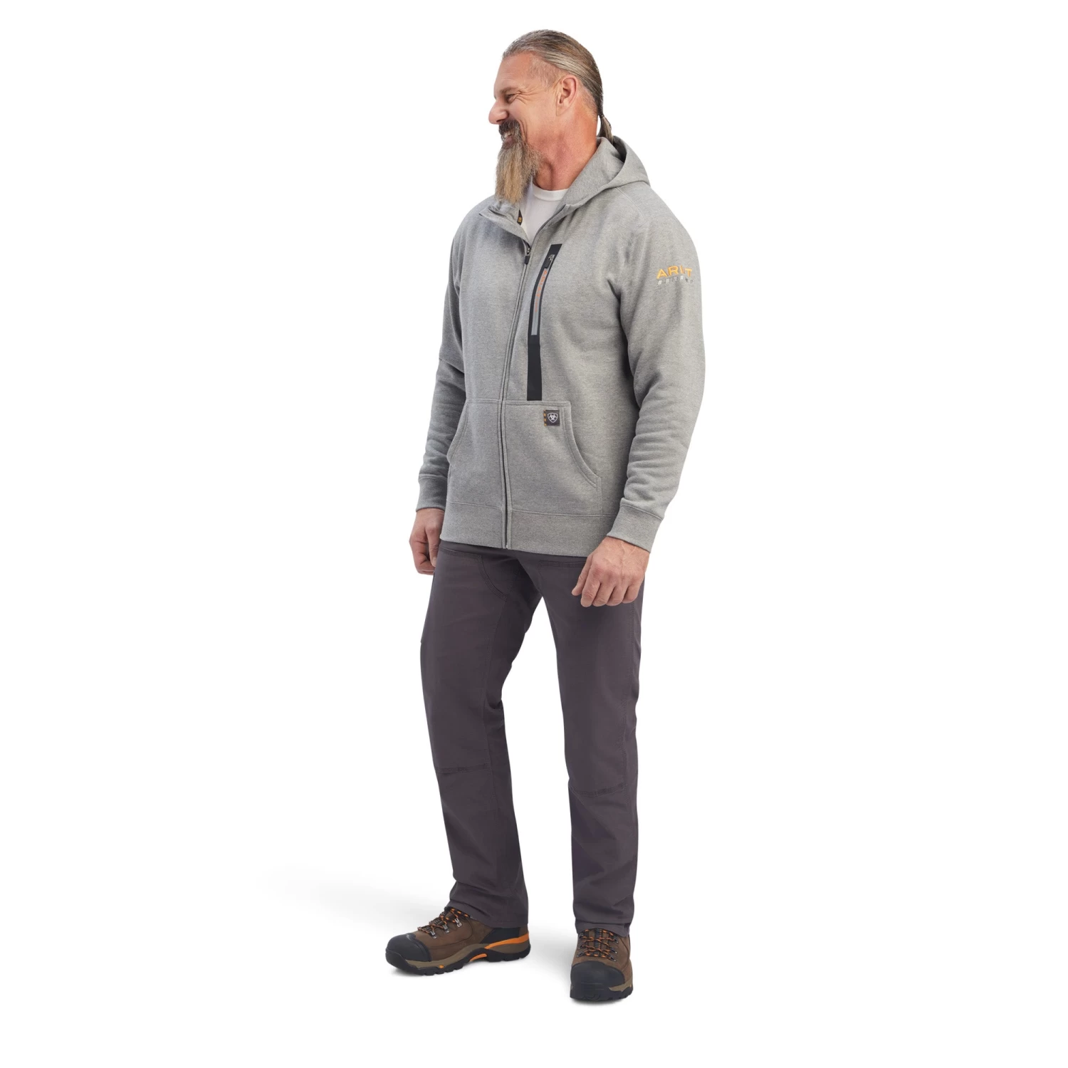 Ariat Rebar Workman Full Zip Hoodie 6 Ariat Rebar Workman Full Zip Hoodie - Image 4