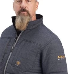 Ariat Rebar Valiant Stretch Canvas Water Resistant Insulated Jacket -Ariat 10041581 detail01