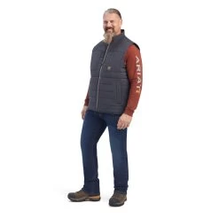 Ariat Rebar Valiant Stretch Canvas Water Resistant Insulated Vest -Ariat 10041592 full