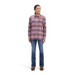 Ariat Rebar Flannel DuraStretch Work Shirt -Ariat 10041593 full