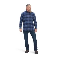 Ariat Rebar Flannel DuraStretch Work Shirt -Ariat 10041605 full