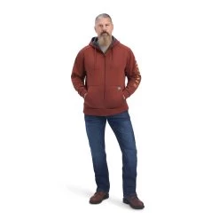 Ariat Rebar All-Weather Full Zip Hoodie -Ariat 10041626 full