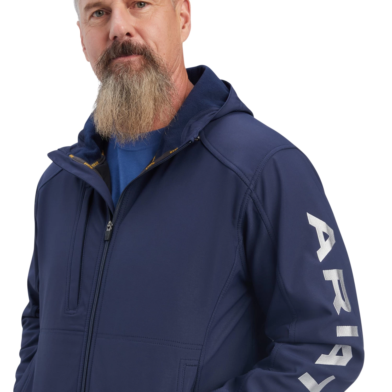 Ariat Rebar Stretch Canvas Softshell Hooded Logo Jacket 6 Ariat Rebar Stretch Canvas Softshell Hooded Logo Jacket - Image 4