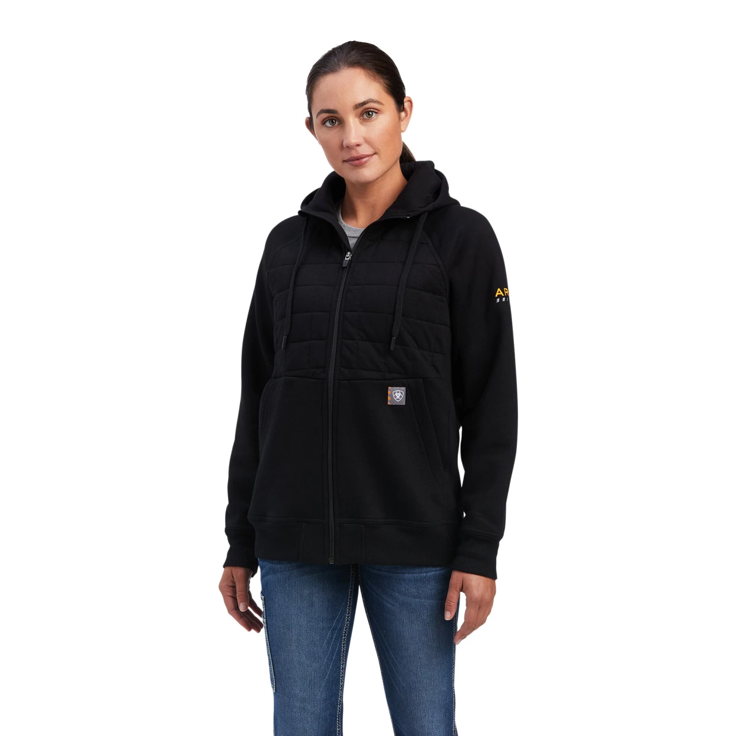 Ariat Rebar Regulator Full Zip Hoodie 4 Ariat Rebar Regulator Full Zip Hoodie - Image 2