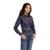 Ariat REAL Rose Shirt 1 Ariat REAL Rose Shirt -Ariat 10041652 front