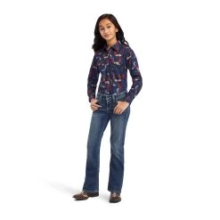 Ariat REAL Rose Shirt -Ariat 10041652 full