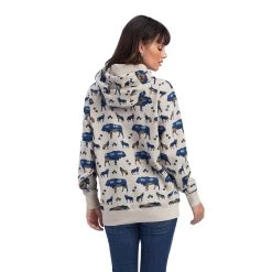 Ariat REAL Allover Print Hoodie 12 Ariat REAL Allover Print Hoodie -Ariat 10041657 back