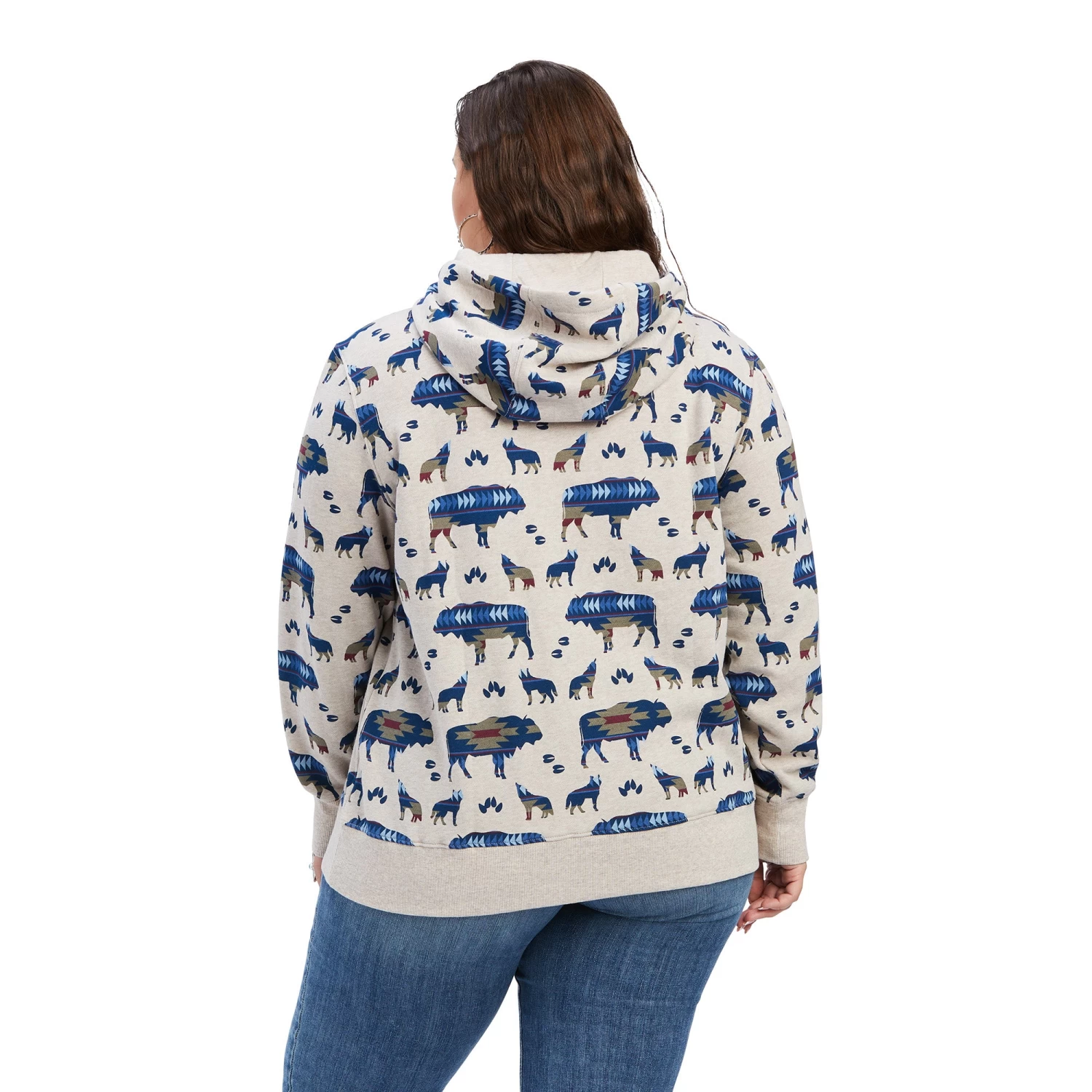 Ariat REAL Allover Print Hoodie 4 Ariat REAL Allover Print Hoodie - Image 2