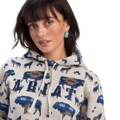 Ariat REAL Allover Print Hoodie 15 Ariat REAL Allover Print Hoodie -Ariat 10041657 detail01