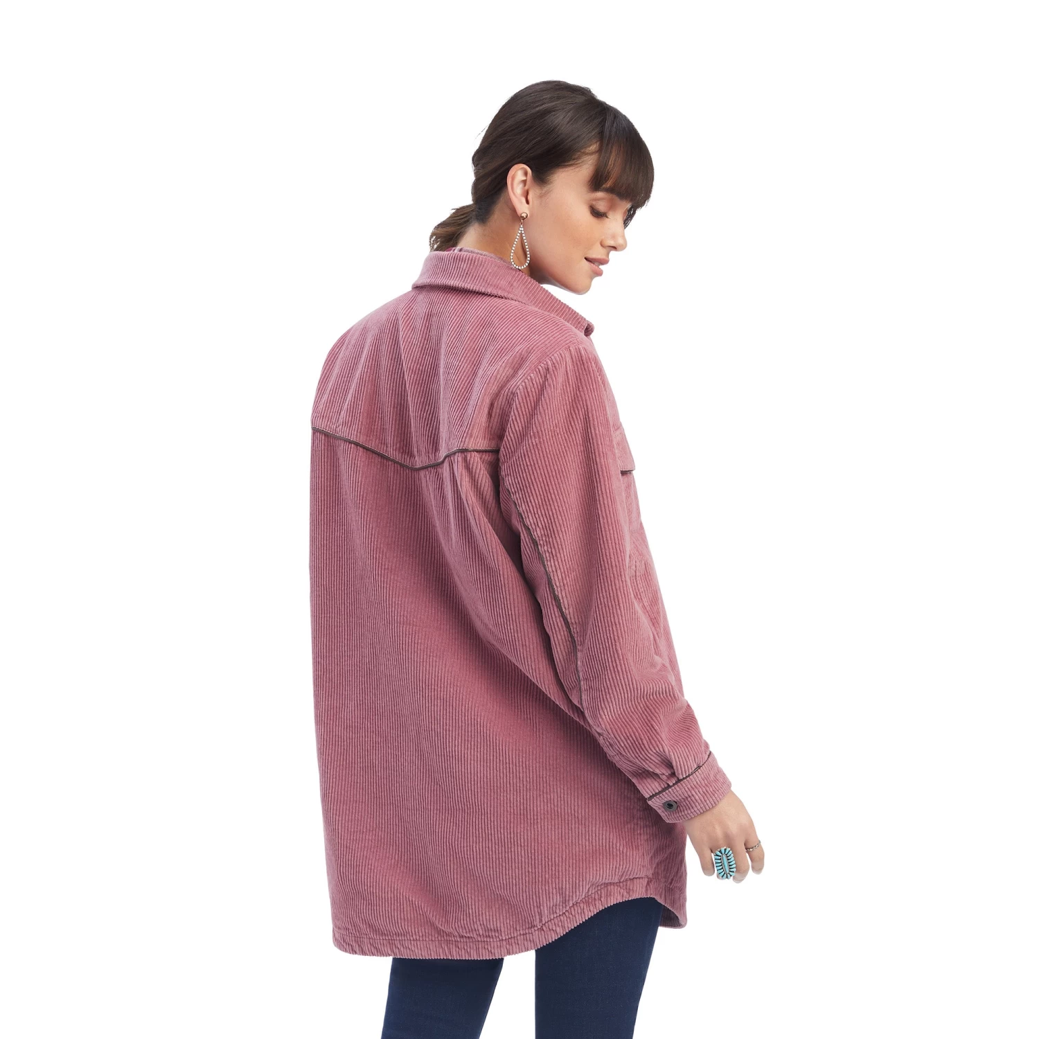 Ariat On The Run Shacket Shirt Jacket 4 Ariat On The Run Shacket Shirt Jacket - Image 2