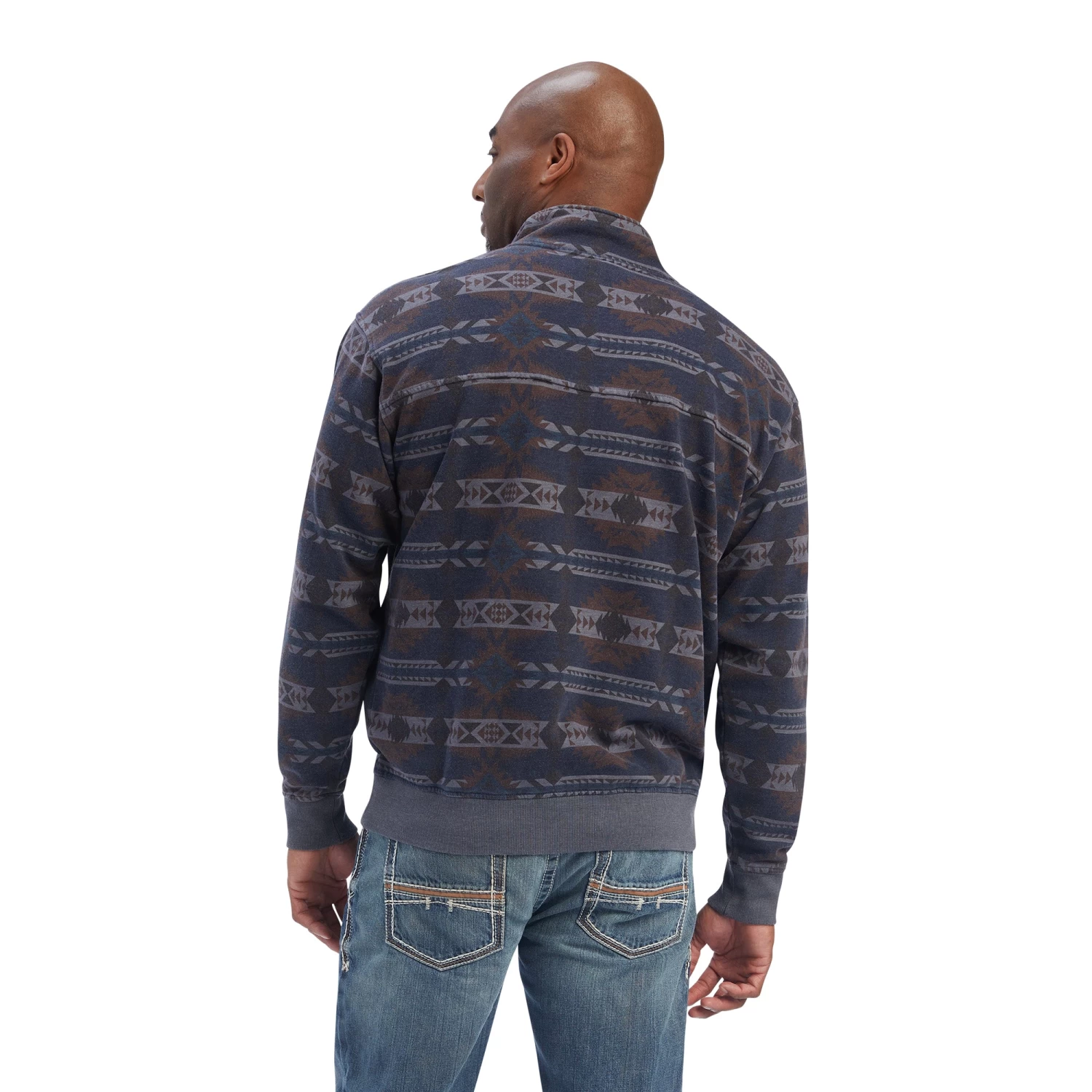 Ariat Printed Overdyed Washed Sweater 4 Ariat Printed Overdyed Washed Sweater - Image 2