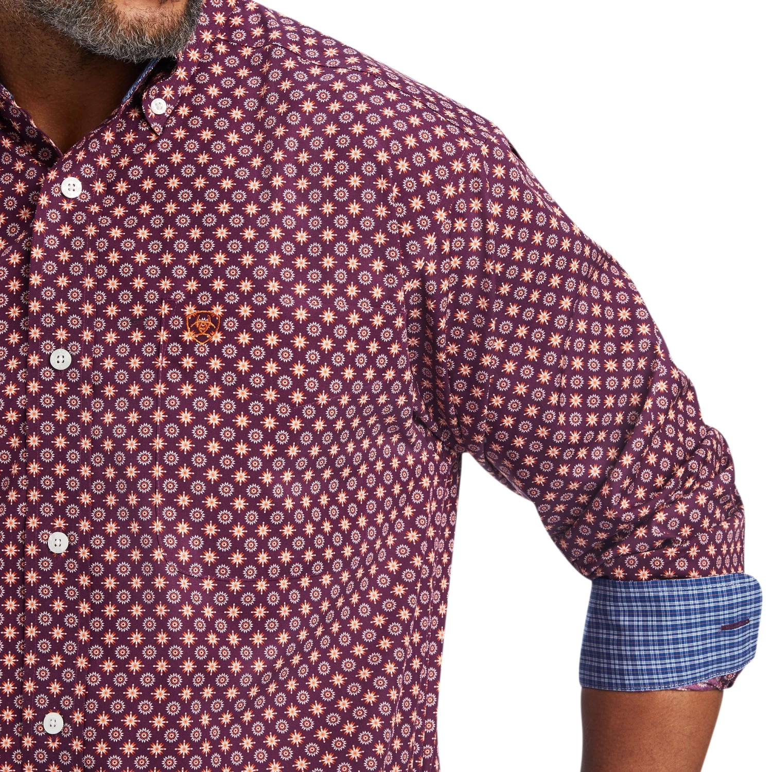 Ariat Wrinkle Free Deklan Classic Fit Shirt 5 Ariat Wrinkle Free Deklan Classic Fit Shirt - Image 3