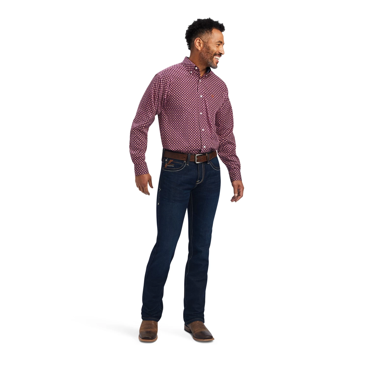 Ariat Wrinkle Free Deklan Classic Fit Shirt 6 Ariat Wrinkle Free Deklan Classic Fit Shirt - Image 4