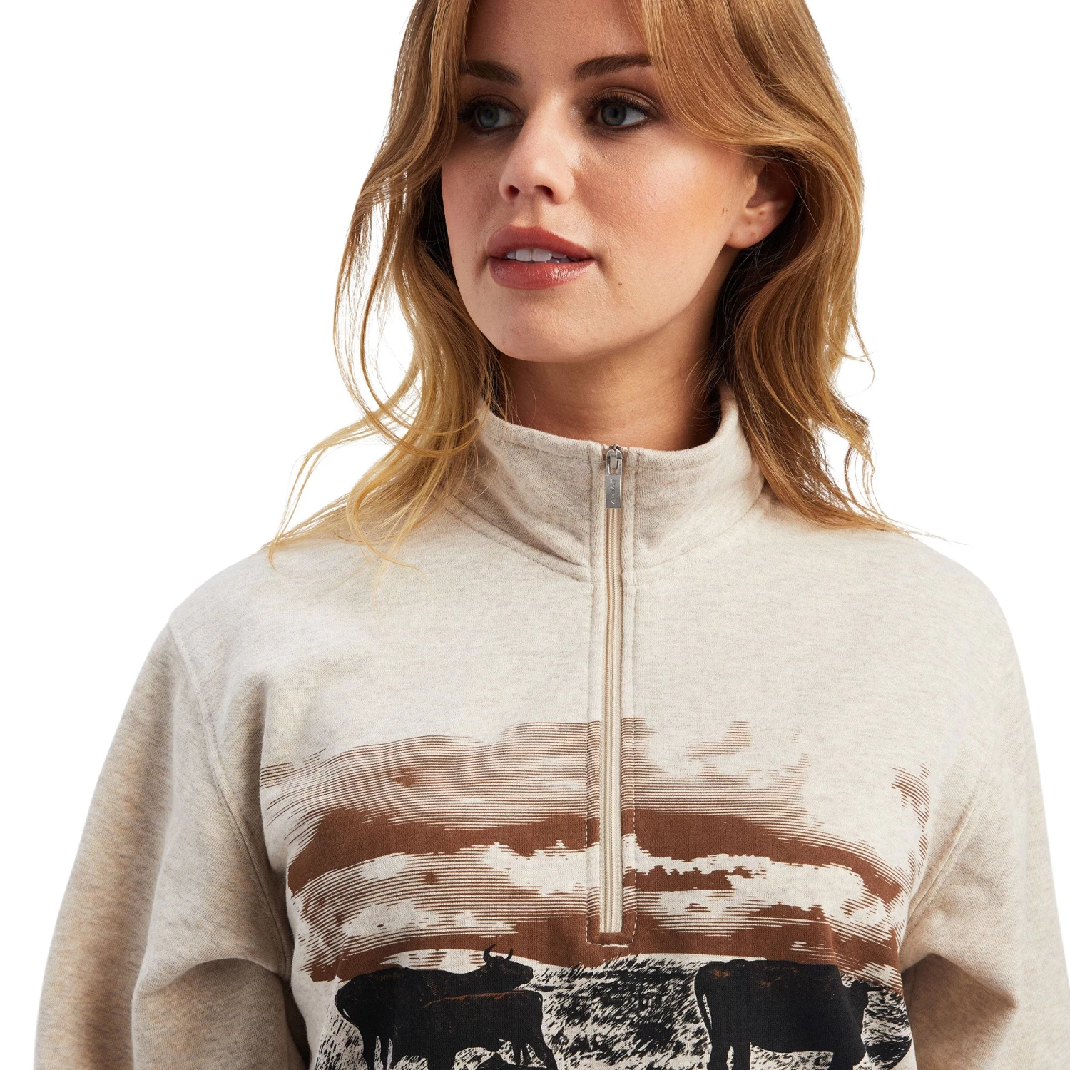 Ariat REAL Scenic 1/2 Zip Sweatshirt 7 Ariat REAL Scenic 1/2 Zip Sweatshirt - Image 5