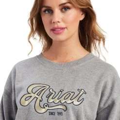 Ariat REAL Cropped Sweatshirt 9 Ariat REAL Cropped Sweatshirt -Ariat 10041817 detail01
