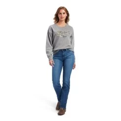 Ariat REAL Cropped Sweatshirt 8 Ariat REAL Cropped Sweatshirt -Ariat 10041817 full