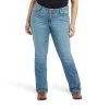 Ariat REAL Mid Rise Arrow Fit Esmeralda Straight Leg 1 Ariat REAL Mid Rise Arrow Fit Esmeralda Straight Leg -Ariat 10042183 front plus