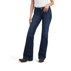 Ariat Trouser Mid Rise Lexie Wide Leg -Ariat 10042219 front