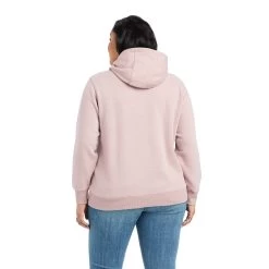 Ariat REAL Sequin Logo Hoodie -Ariat 10042236 back plus