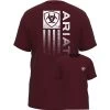 Boy's Ariat Minimalist Flag T-Shirt 1 Boy's Ariat Minimalist Flag T-Shirt -Ariat 10042708 front