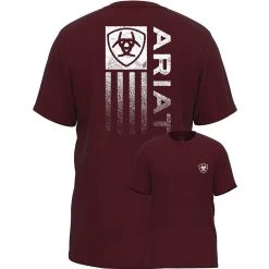 Boy's Ariat Minimalist Flag T-Shirt