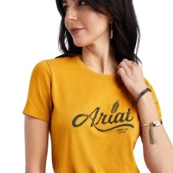 Ariat Wheat Script Tee -Ariat 10042720 detail01