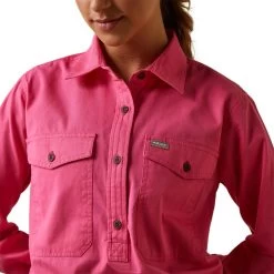 Ariat Rebar Half Button Workshirt -Ariat 10042851 detail01