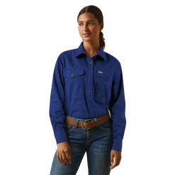Ariat Rebar Half Button Workshirt