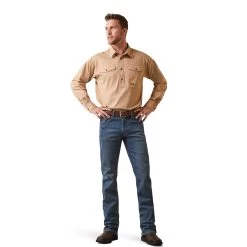 Ariat Rebar Half Button Workshirt -Ariat 10042857 full