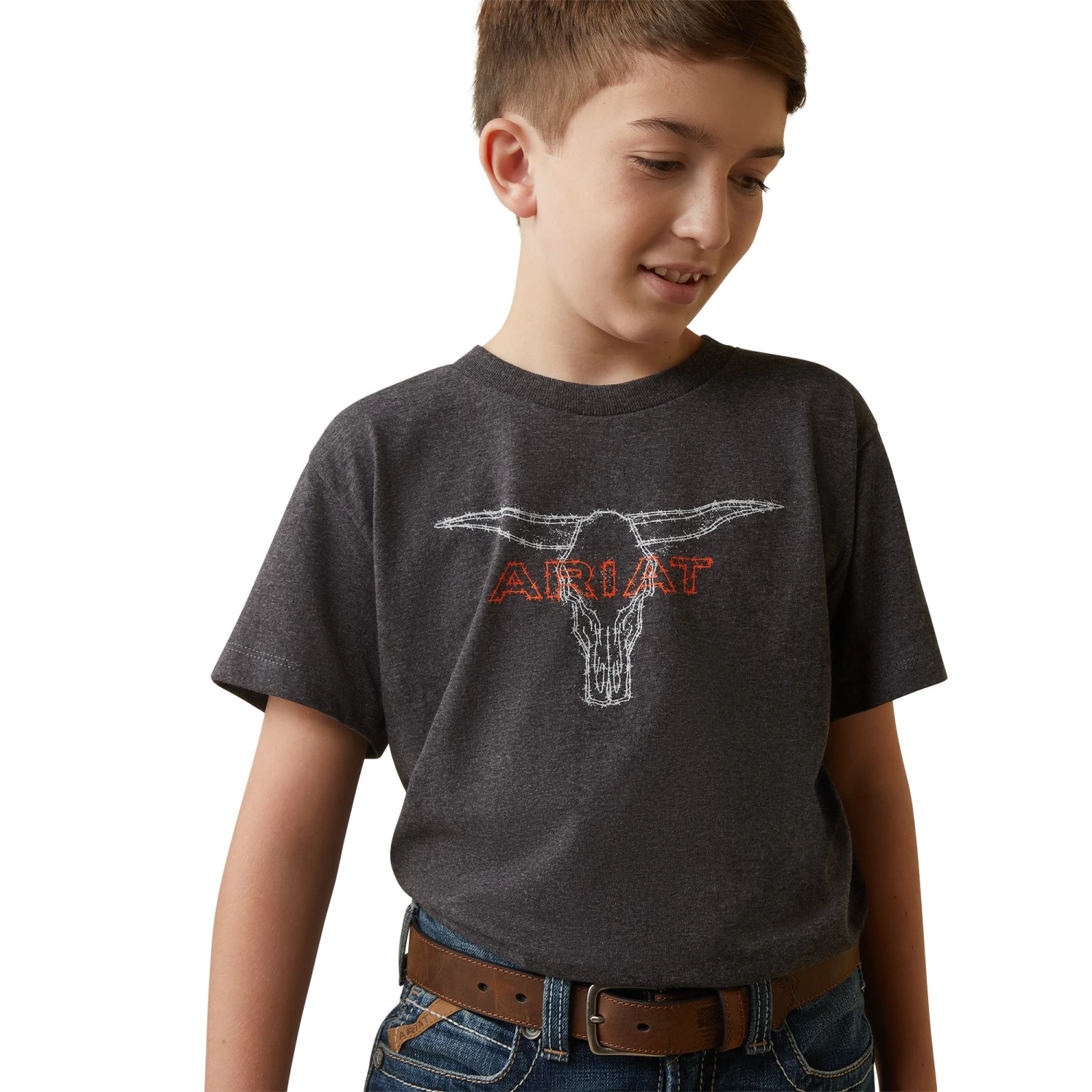 Ariat Barbed Wire Steer T-Shirt 6 Ariat Barbed Wire Steer T-Shirt - Image 4
