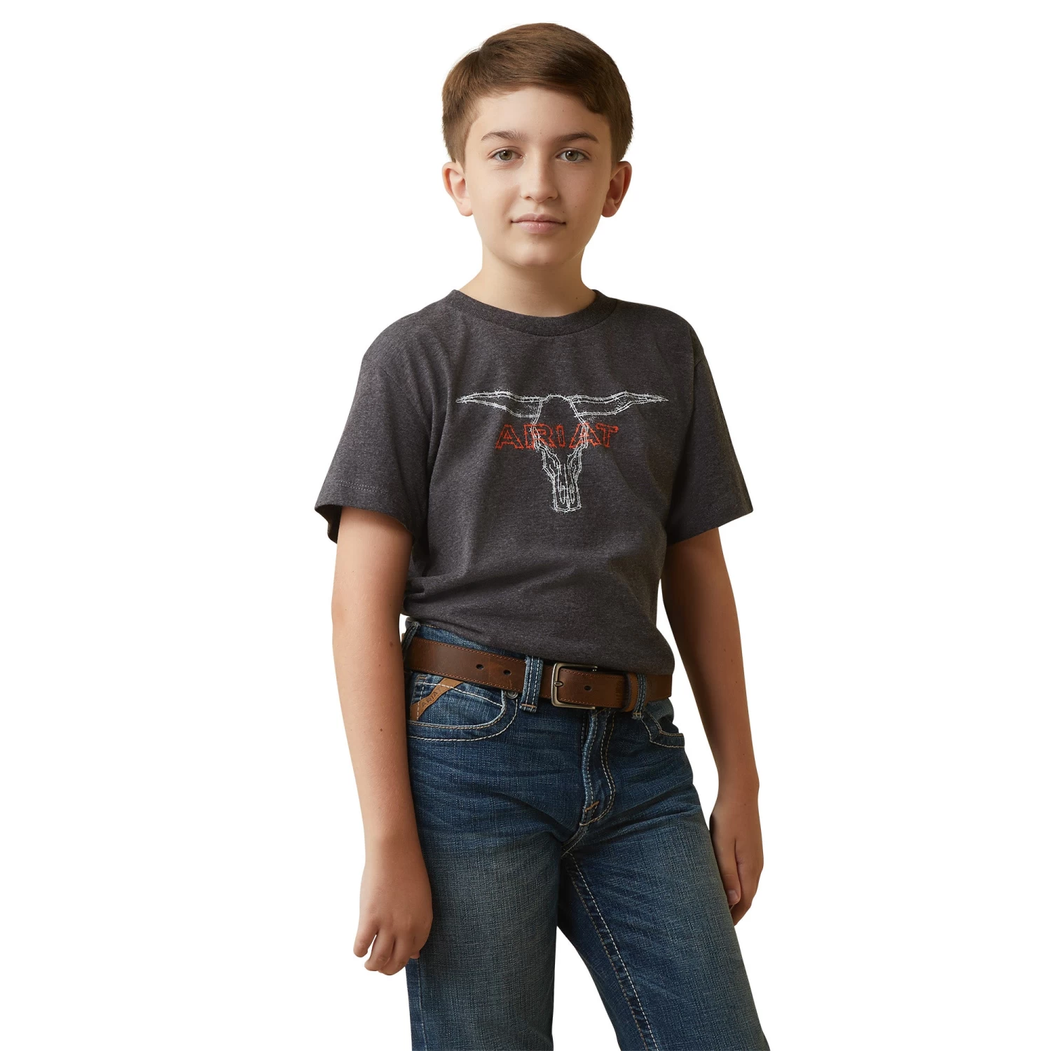Ariat Barbed Wire Steer T-Shirt 3 Ariat Barbed Wire Steer T-Shirt